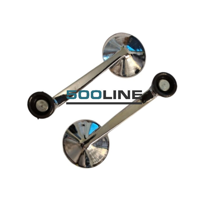 Kit maniglie alza vetro Fiat 500 F dell'epoca&nbsp;

Questo kit di maniglie alzavetro in metallo cromato per Fiat 500 F unisce resistenza e stile autentico. Realizzate con materiali di alta qualità, le maniglie offrono una finitura lucida e duratura che valorizza l’interno della tua vettura, garantendo al contempo una presa solida e confortevole. Ideali per chi cerca un ricambio affidabile e dall’aspetto originale, perfetto per mantenere l’eleganza classica della Fiat 500 F.