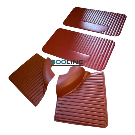 Kit pannelli porta Bordeaux compatibile Fiat 500 L, 4 pezzi top altissima qualita