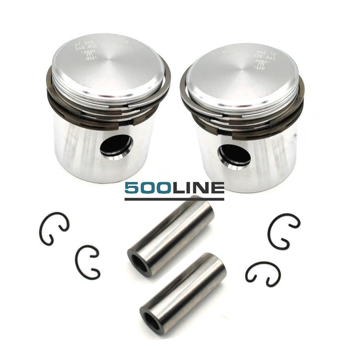 Kit pistoni 70 mm completi di fasce e kit montaggio 540cc Fiat 500 D F L 