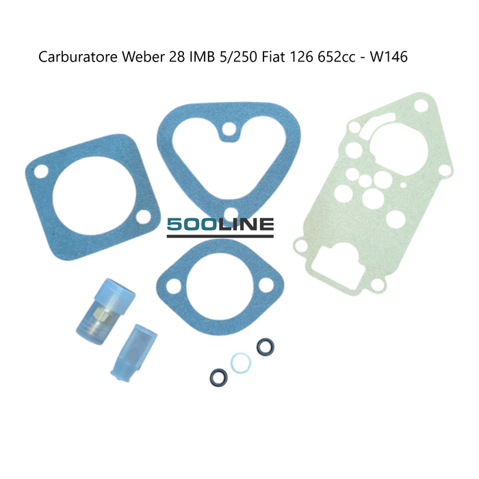 Kit revisione carburatore Weber 28 IMB 5/250 Fiat 126