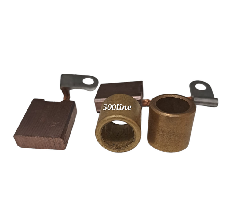 Kit revisione motorino avviamento Fiat 500 126 850, tutti i componenti necessari per la manutenzione revisione totale