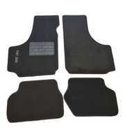 Kit tappetini in moquette Neri bordo nero Fiat 500 epoca 