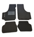 Kit tappetini in moquette Neri bordo nero Fiat 500 epoca 