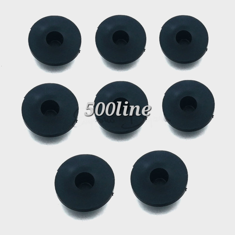 Kit tappi Gommini copriforo pianali fondi Fiat 500 d'epoca solo ricambi corrispondenti all'originale