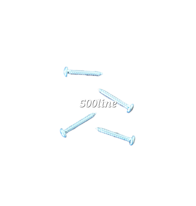 Kit viti inox fissaggio fanalini frecce anteriori Fiat 500 d'epoca alta qualita orginali