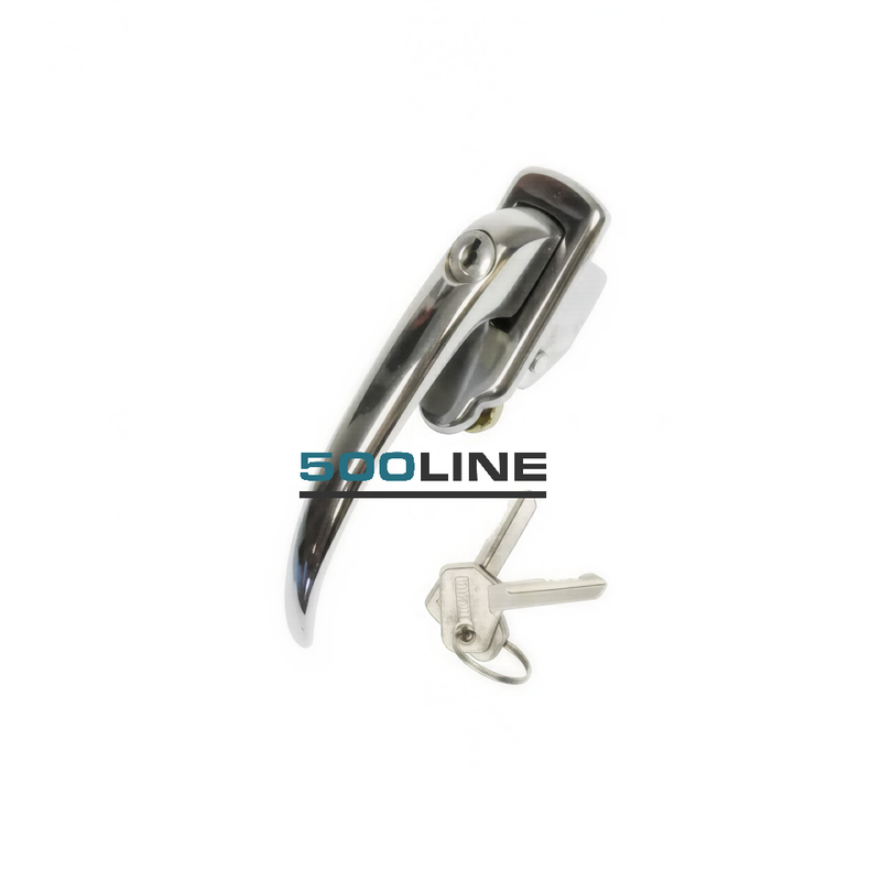Maniglia portellone posteriore metallo cromato Fiat 500 Giardiniera