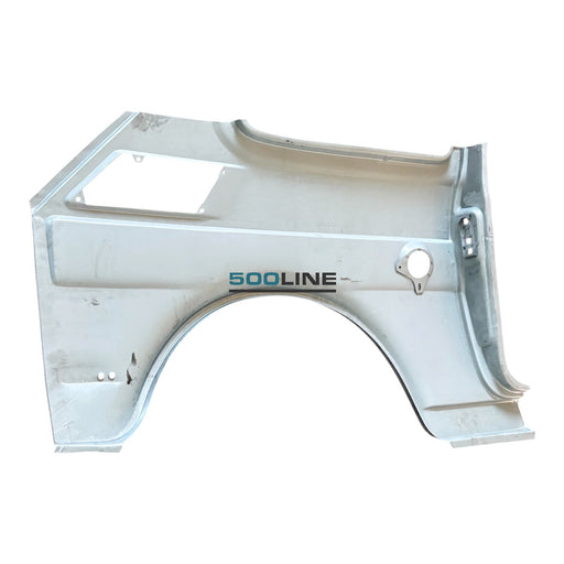 Dettaglio montaggio restauro Parafango posteriore sinistro Fiat 126 – Lamierato