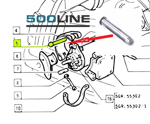 Perno Fissaggio supporto dinamo Fiat 500 126 dell'epoca il meglio per la tua Fiat 500 dell'epoca miglior sito di ricambi. Componenti sicuri e affidabili