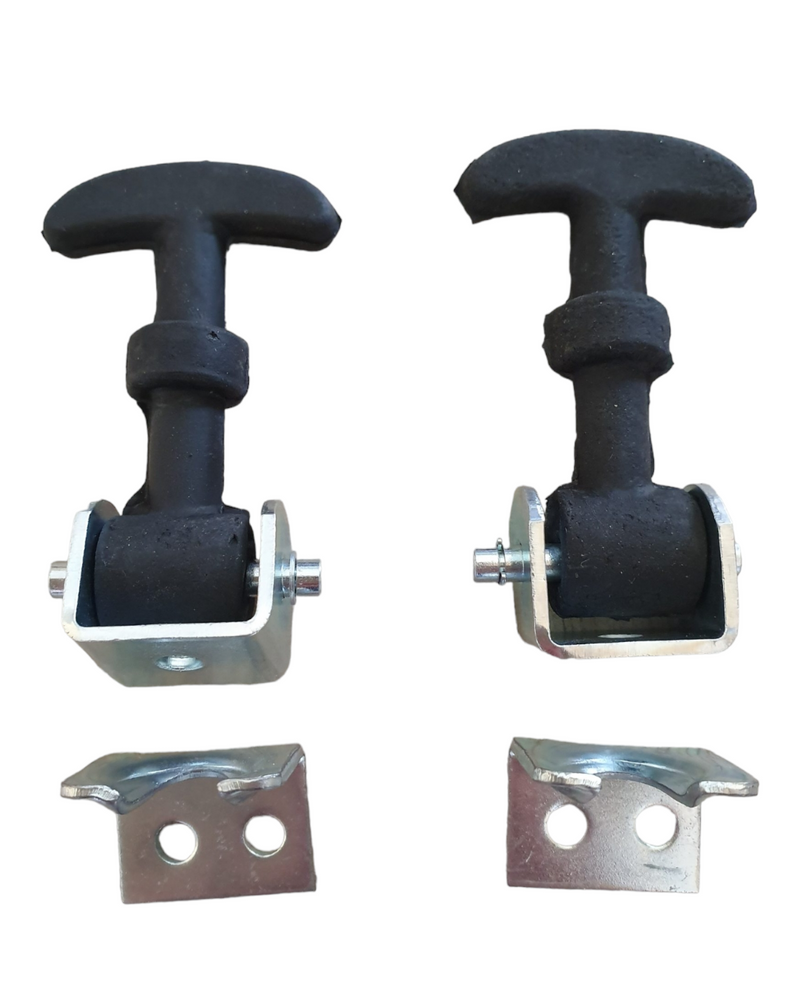 Pareja de ganchos exteriores Fiat 500 Kit completo