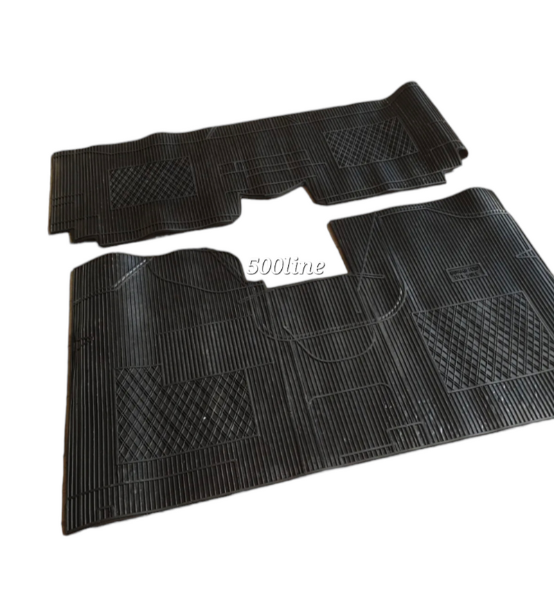 Kit alfombrillas de goma Renault 4 negro alta calidad