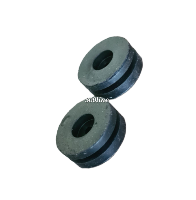 Par de gomas pasacables traseras para Fiat 500 de época