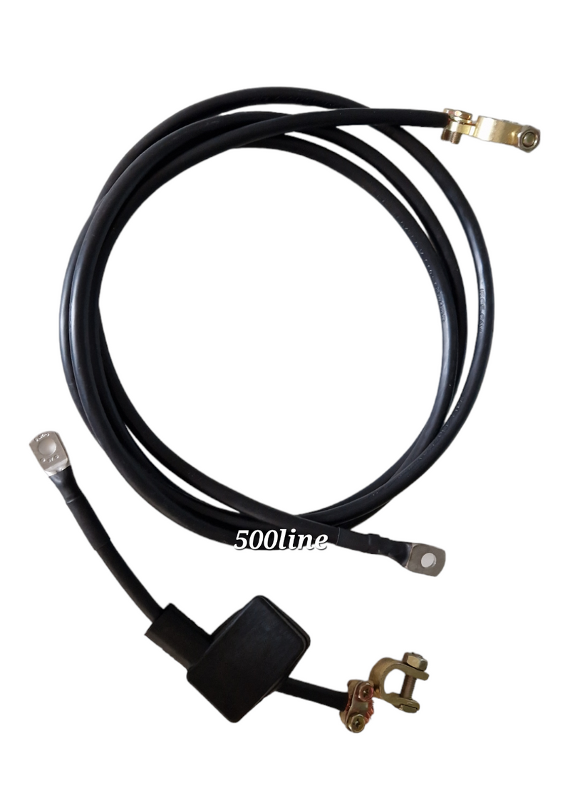 Kit de cables positivo y negativo para batería de Fiat 500 clásico
