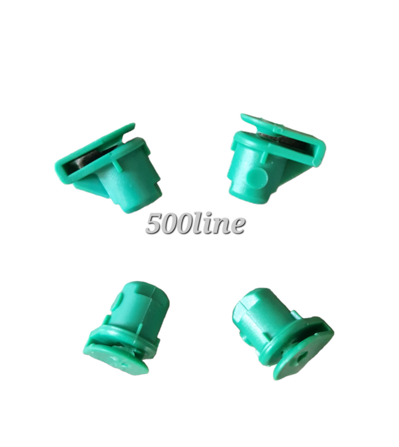 Set van 4 clips voor bevestiging zijzakken Fiat 500 L D'epoca Hoogwaardig x 2 deuren