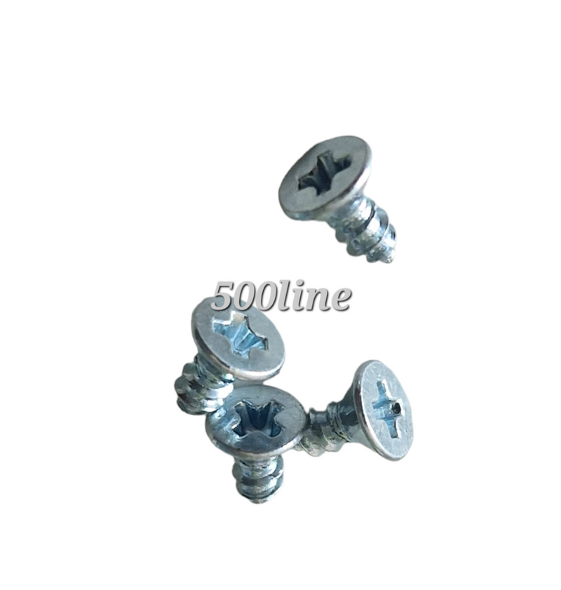 Kit de tornillos de fijación para perfil vierteaguas – Fiat 500