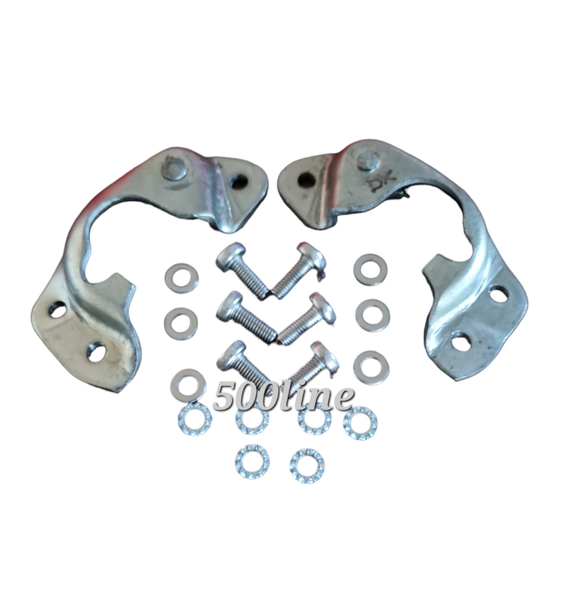 Par de topes de puerta Fiat 500 F L R 850 con kit de fijación de alta calidad