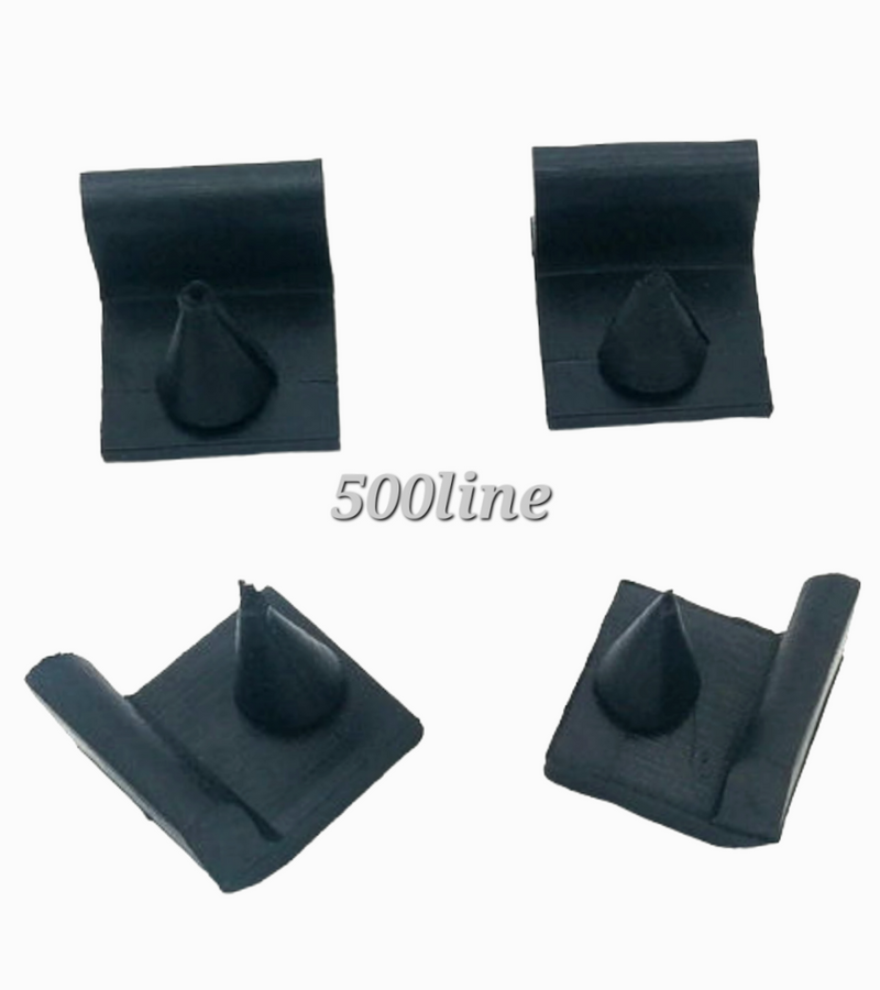 Kit 4 Gommini paracolpo portiere Fiat 500 d'epoca