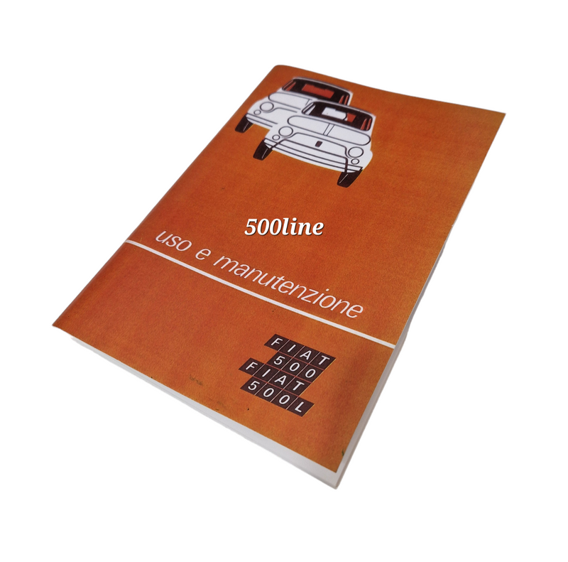 Manual de uso y mantenimiento Fiat 500 F L desde 1972 de época