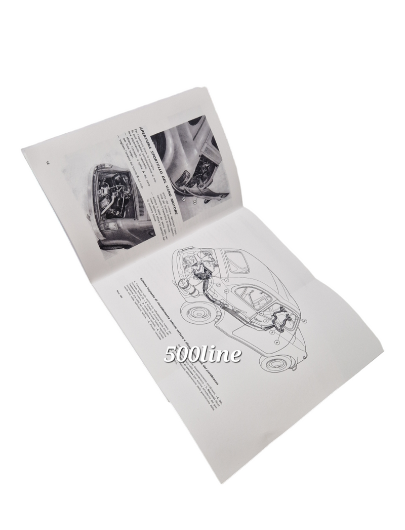 Manual de uso y mantenimiento del Fiat 500 R clásico