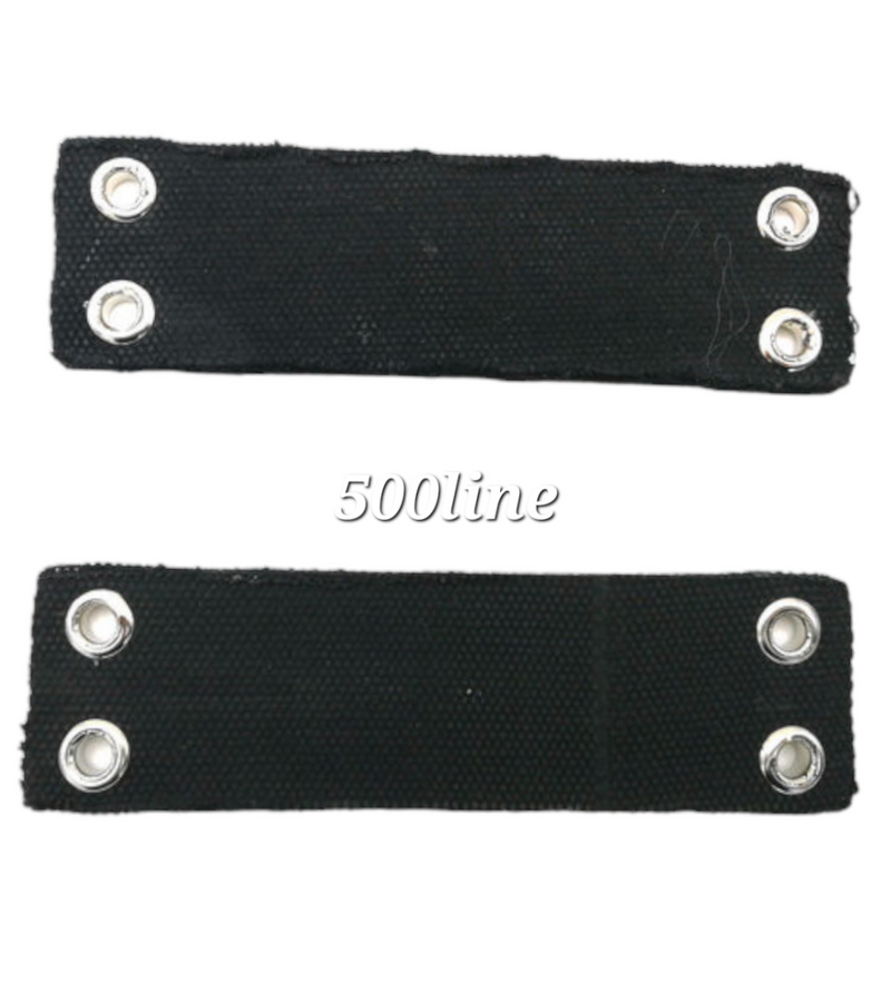 Pair of rubber strap tie rods for Fiat 500 ND Giardiniera door