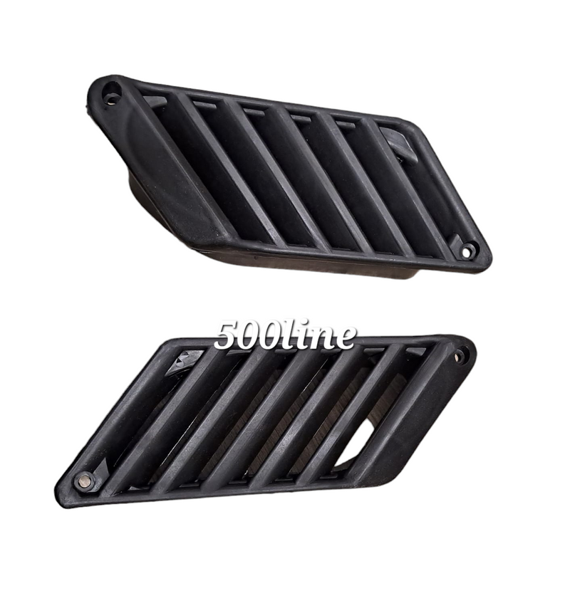 Pair of rear side air intake grilles Fiat 126