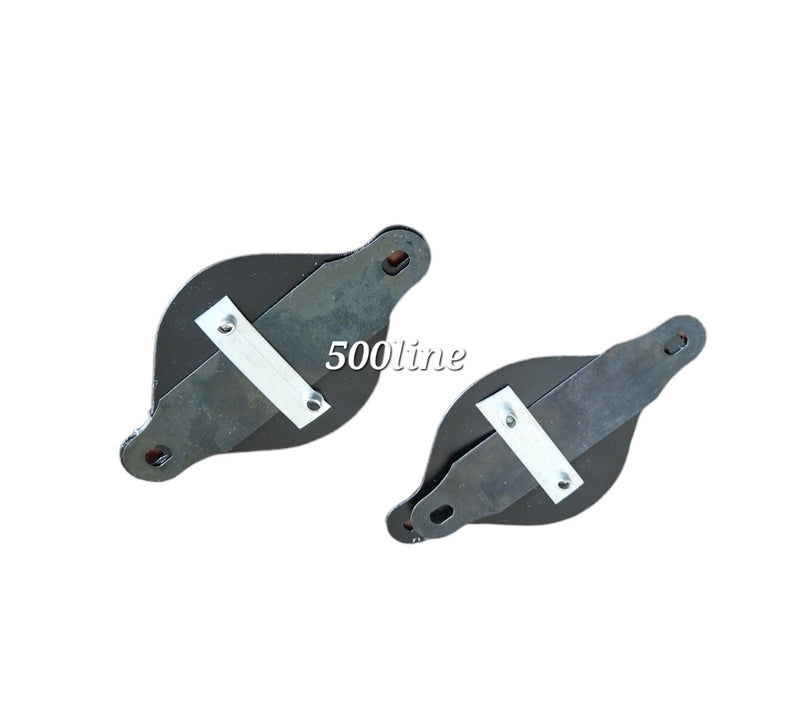 Coppia farfalle riparazione bocchette riscaldamento in plastica Fiat 500 F L R Giardiniera