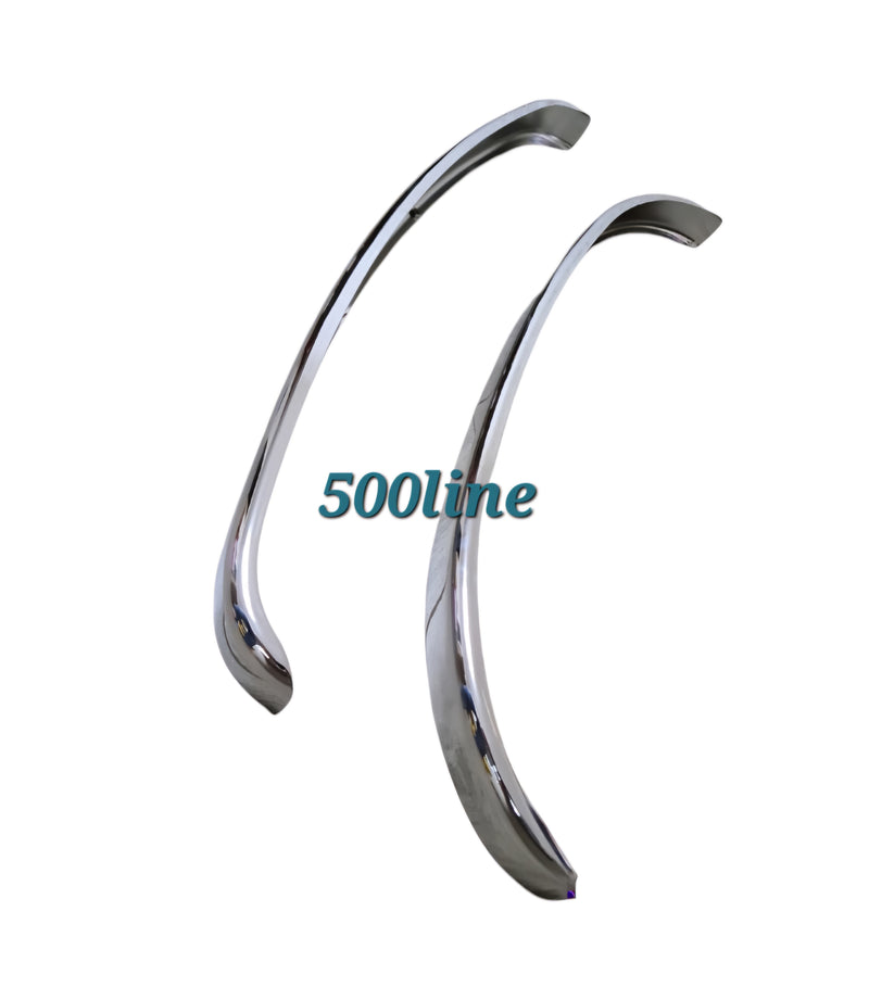Paar hoogwaardige replica-bumperschermen voor Fiat 500 N D F L R, 45 micron