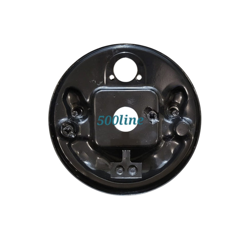 Piattello supporto porta ganasce anteriore sinistro Fiat 500 compatibile con tutte le fiat 500 dell'epoca dalla N (1957) alla&nbsp;