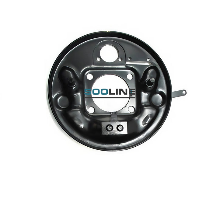 Piattello supporto porta ganasce posteriore sinistro Fiat 500 compatibile con tutte le fiat 500 dell'epoca dalla N (1957) alla R 1975