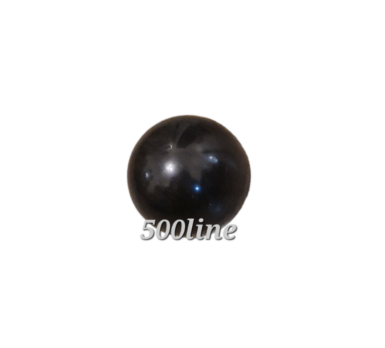 Pomello cambio a sfera Fiat 500 R / 126 - Plastica nera originale 