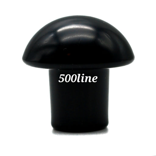 Pomello leva cambio a funghetto  metallo nero Fiat 500 F L alta qualità epoca 