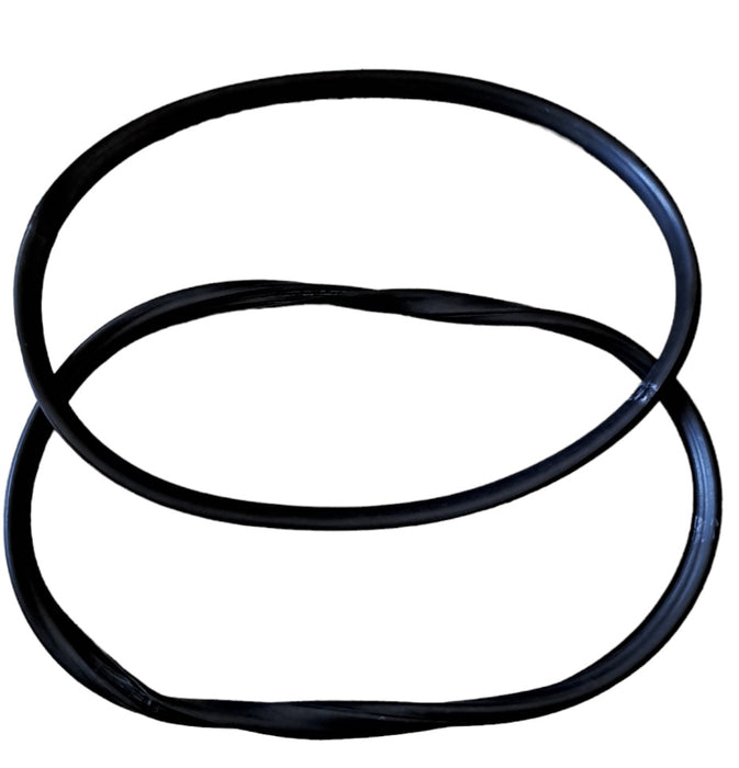 Festes Dichtungsset für die rechte und linke hintere Glasscheibe des Fiat 500