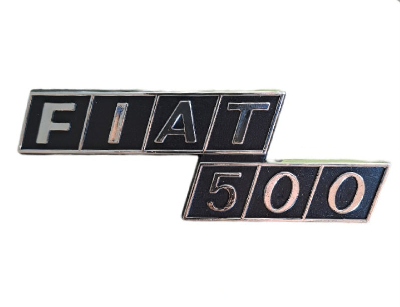 Kunststof achterste belettering Fiat 500 F R