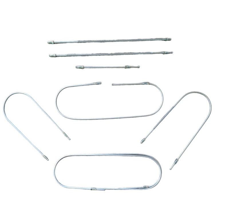 Kit completo de tubos de freno metálicos para Fiat 500 Furgoneta después de 1968