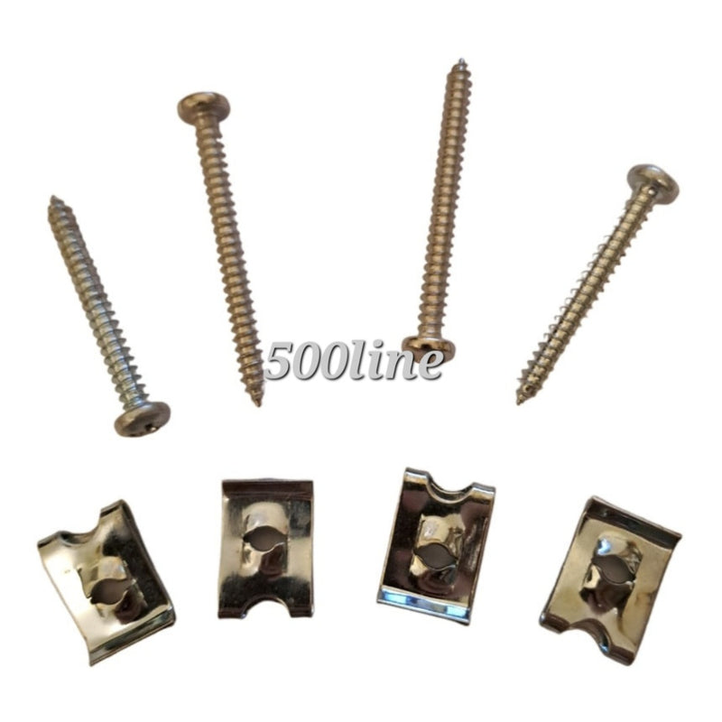 Bevestigingsset achterlichten Fiat 500 vintage