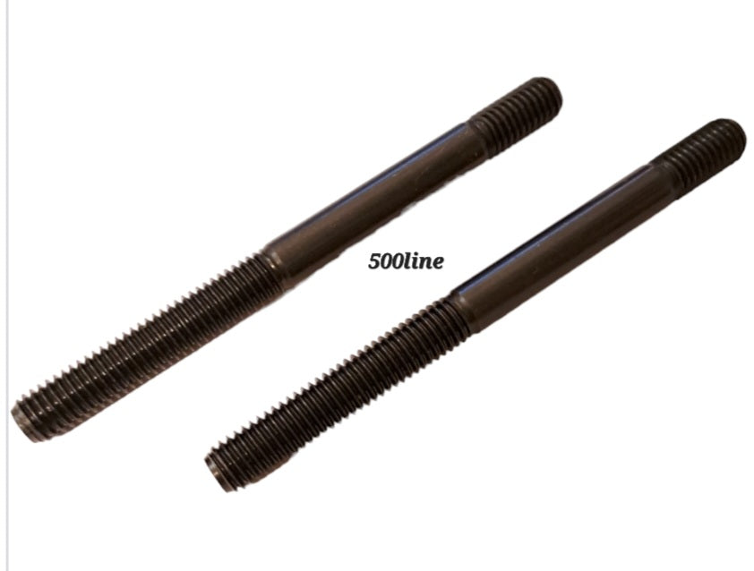 Coppia prigionieri fissaggio coperchio in allumimnio punterie valvole Fiat 500 126 d'epoca