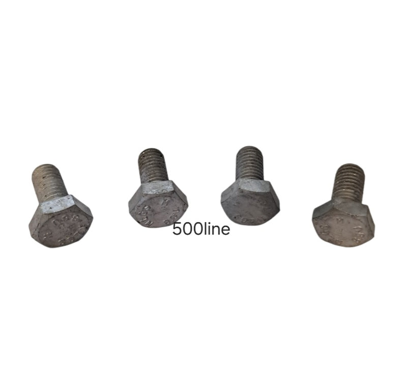 Kit de 4 tornillos de rueda para Fiat 500 clásico, zincados y de alta resistencia