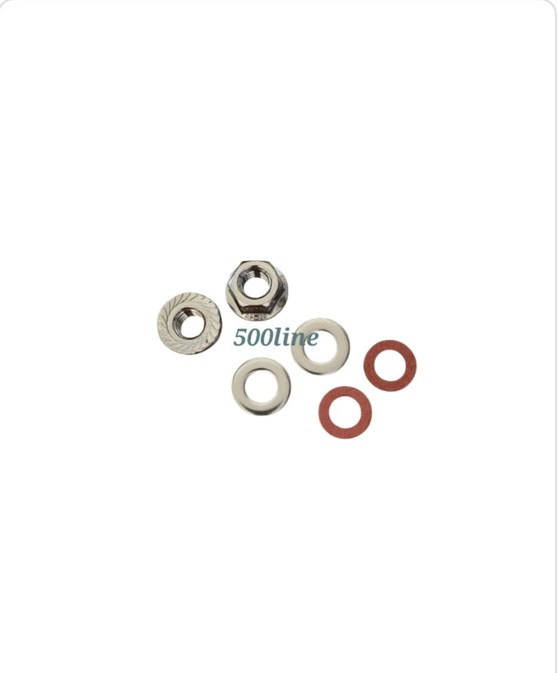 Kit de fixation du couvercle de culbuteurs Fiat 500 d'époque, joints spécifiques avec frein-filet