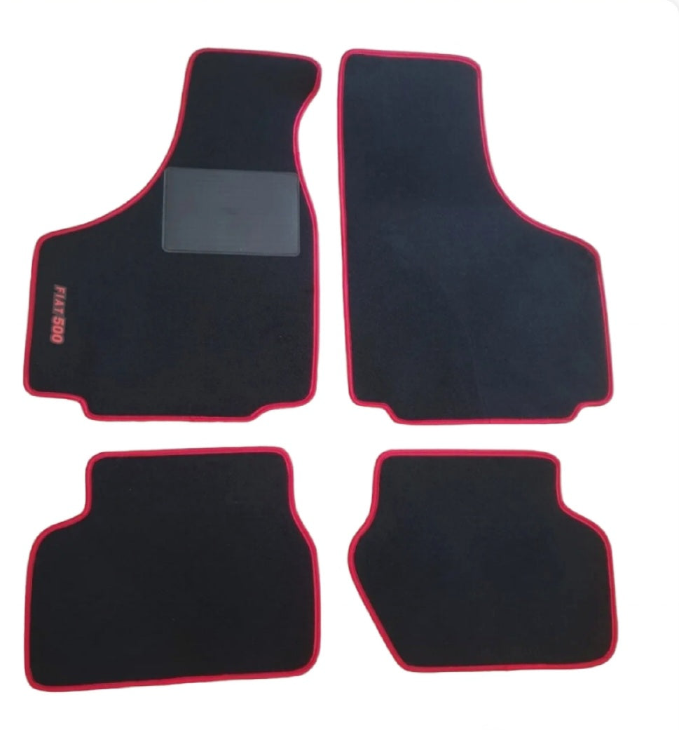 Kit Di 15 Tappetini Coprigradini ETM In Sisal – Qualità Premium, Superficie Antiscivolo, Retro Adesivo, Colore Rosso