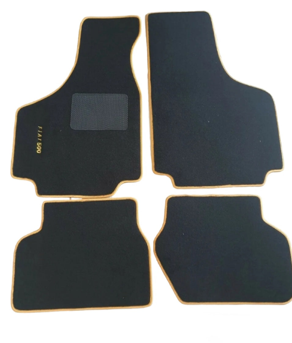 Tappetini Auto Su Misura Per Fiat Scudo (1996-2006) – Set Anteriore In Moquette Nera – Made In Italy