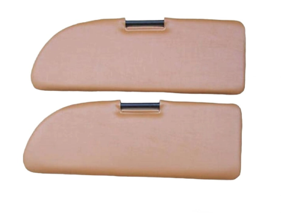 Coppia pantine parasole Fiat 500 F L R Giard colore ocra