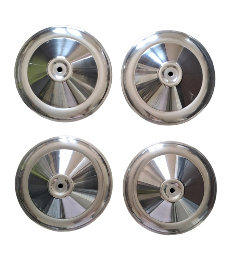Kit 4 Tapacubos Fiat 500 D / F – Acero Cromado