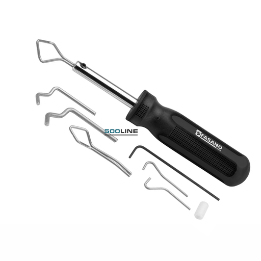 Set Utensile Universale per Guarnizioni con 6 Accessori, Impugnatura Ergonomica