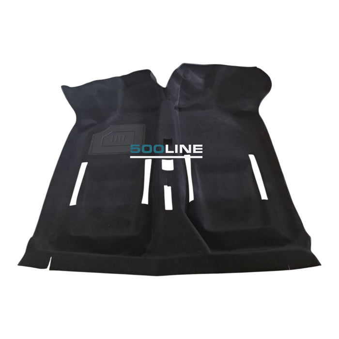 Tappeto Interno Nero Fiat 500 N D F L R | Moquette Adattabile Completa