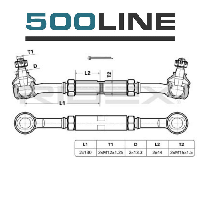 Tirante trasversale Ford Maverick Nissan Pick-up Terrano 