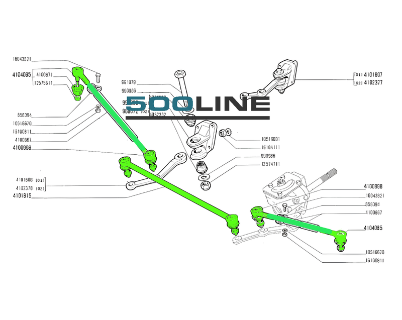 Questo kit di tiranti sterzo sportivi di alta qualita dotato di tecnologia Uniball e perfetto per il tuning dei tuoi veicoli Fiat 500, 126 e Giardiniera. Grazie alla sua resistenza superiore, potrai godere di una guida piu precisa e performante.

Con questo Kit eviti l'istallazione dei manicotti filettati.

Scegli il meglio per il tuo veicolo, scegli il kit tiranti sterzo Uniball.