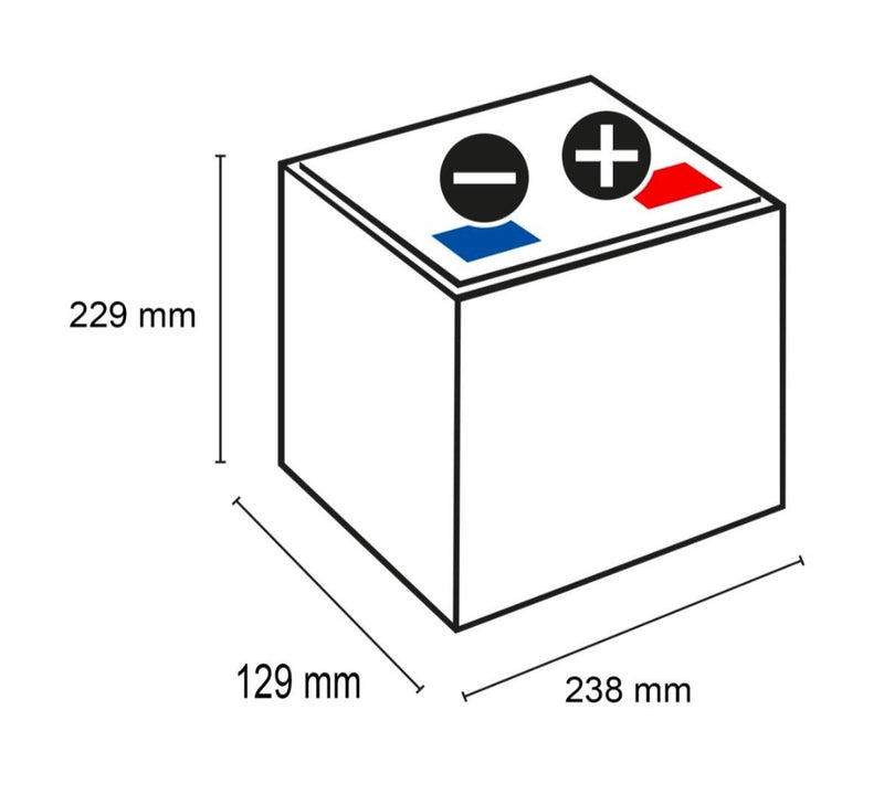 VARTA B32 Blue Dynamic 12V 45Ah 330A Batteria auto 545 156 033 Fiat 500 epoca
