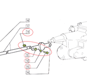 Bullone Leva Cambio Fiat 500 126 disegno esploso