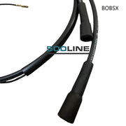 Kit Cavi Candele Accensione Neri – Fiat 500 D F (Alta Qualità, bobina SX, motori elaborati)