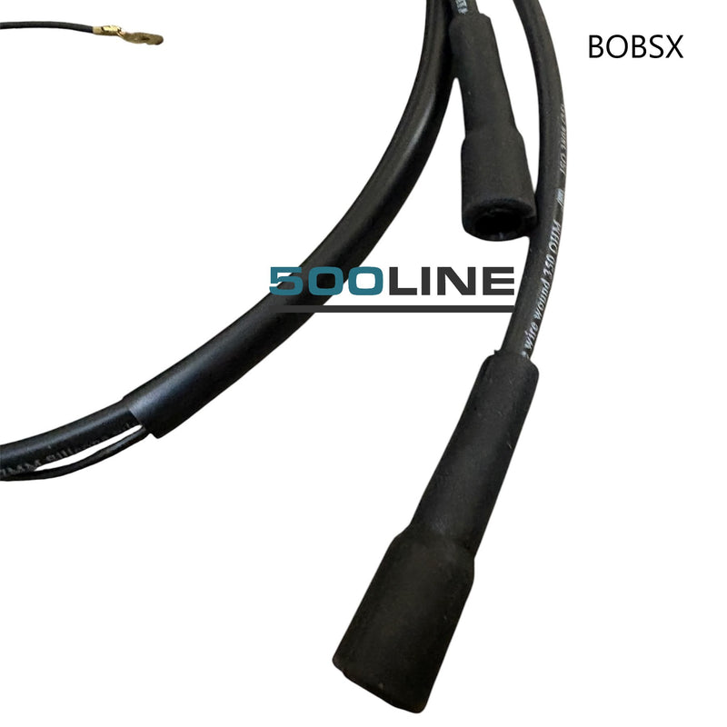Kit Cavi Candele Accensione Neri – Fiat 500 D F (Alta Qualità, bobina SX, motori elaborati)