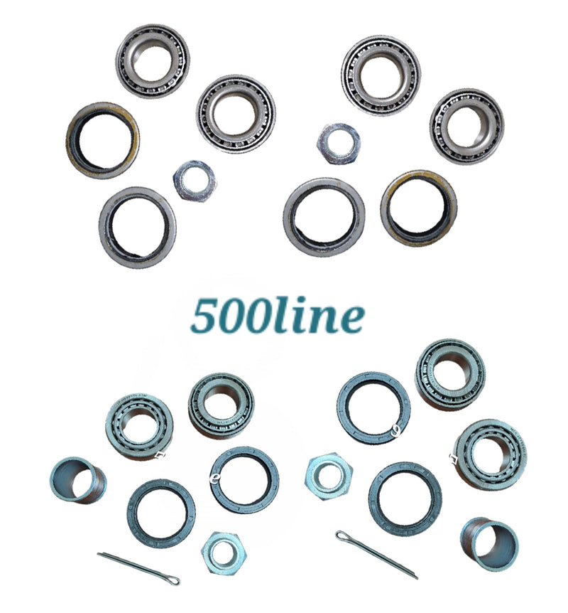 Kit completo x4 rodamientos de rueda Fiat 500 126 de época alta calidad
